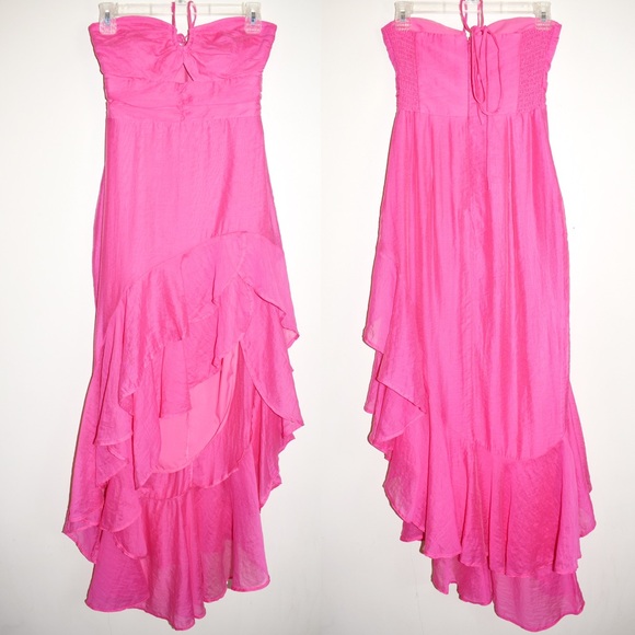 Amanda Uprichard Estrada Asymmetrical Ruffle Dress - Picture 3 of 6